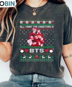 All I Want For Christmas Is Bts Shirt, Christmas Tee Tops Unisex Hoodie All I Want For Christmas Is Bts Shirt, Christmas Tee Tops Unisex Hoodie