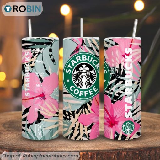 Aloha Starbucks Coffee 3D Printed Skinny Tumbler