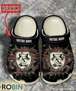 Amiens SC Break Cracked Hole Design Crocs Shoes