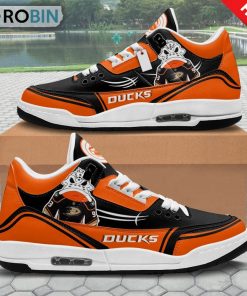 Anaheim Ducks Mascot Jordan 3 Sneakers Anaheim Ducks Mascot Jordan 3 Sneakers