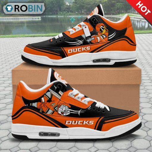 Anaheim DucksBugs Bunny  Custom Jordan 3 Sneakers