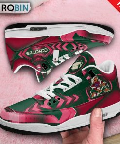 Arizona Coyotes Jordan 3 Sneakers Arizona Coyotes Jordan 3 Sneakers