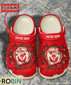 AS Nancy Lorraine Break Cracked Hole Design Crocs Shoes