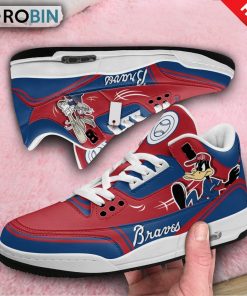Atlanta Braves Bugs Bunny Jordan 3 Sneakers Atlanta Braves Bugs Bunny Jordan 3 Sneakers