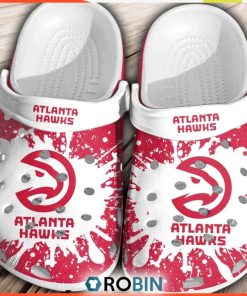 Atlanta Hawks Basketball Club Crocs Clogs Crocband Shoes Comfortable For Men Women, Hawks Gear