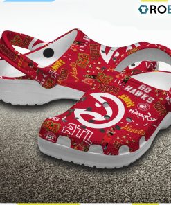 Atlanta Hawks NBA Classic Crocs Shoes, Hawks Footwear