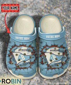 Aviron Bayonnais Break Cracked Hole Design Crocs Shoes