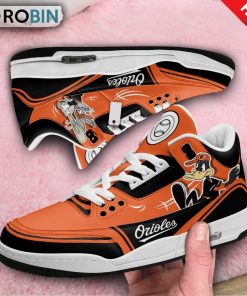 Baltimore Orioles Bugs Bunny Custom Jordan 3 Sneakers Baltimore Orioles Bugs Bunny Custom Jordan 3 Sneakers