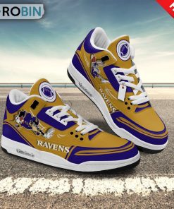 baltimore-ravens-bugs-bunny-jordan-3-sneakers-3