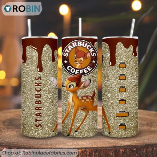 Bambi Deer Starbucks Coffee Tumbler, Disney Tumbler