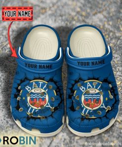 Bath Rugby Break Cracked Hole Design Crocs Shoes