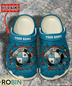 BMW Motorsport Break Cracked Hole Design Crocs Shoes