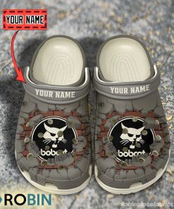 Bobcat Break Cracked Hole Design Crocs Shoes