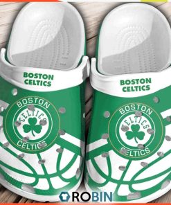 Boston Celtics Basketball Club Crocs Clogs Comfortable Shoes Crocband For Men Women, Celtics Merch