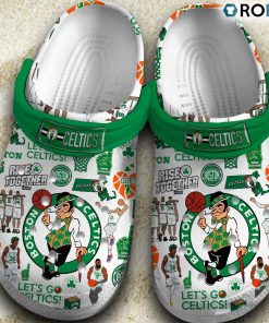 Boston Celtics Basketball team NBA 3D Printed Classic Crocs Shoes, Celtics Fan Gears