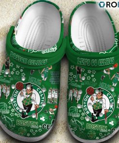 Boston Celtics Basketball team NBA Classic Crocs Shoes, Celtics Unique Gifts