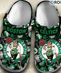 Boston Celtics NBA Classic Crocs Shoes, Celtics Fan Gear