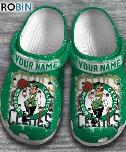 Boston Celtics NBA Classic Crocs Shoes, Celtics Fan Gears