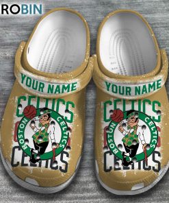 Boston Celtics NBA Classic Crocs Shoes, Celtics Gifts