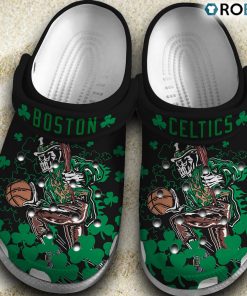 Boston Celtics NBA Classic Crocs Shoes, Celtics Gifts for Fans