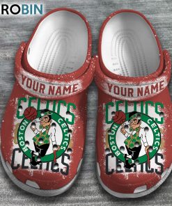 Boston Celtics NBA Classic Crocs Shoes, Celtics Merchandise