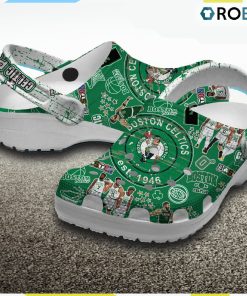 Boston Celtics NBA Classic Crocs Shoes, Celtics Shoes
