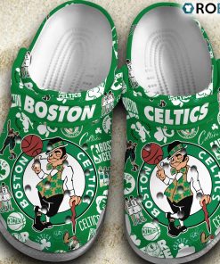 Boston Celtics NBA Classic Crocs Shoes, Celtics Unique Gifts