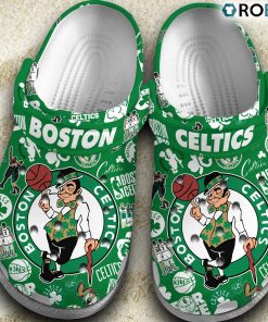 Boston Celtics NBA Classic Crocs Shoes, Celtics Unique Gifts Boston Celtics NBA Classic Crocs Shoes, Celtics Unique Gifts