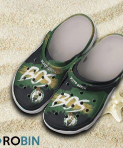 Boston Celtics NBA Classic Crocs Shoes, Celtics Unique Gifts For Fans