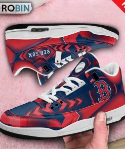 Boston Red Sox Jordan 3 Sneakers Boston Red Sox Jordan 3 Sneakers