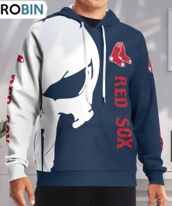 Boston Red Sox Punisher Skull Hoodie and Zip Hoodie, Boston Red Sox Fan Shirt