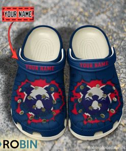 Bristol Bears Break Cracked Hole Design Crocs Shoes