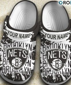 Brooklyn Nets NBA Basketball Classic Crocs, Brooklyn Nets Shoes