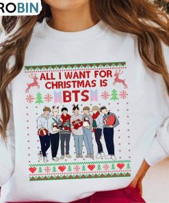 Bts Christmas Shirt, Bangtang Christmas Hoodie Sweater
