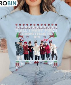 Bts Christmas Shirt, Bangtang Kpop Unisex Hoodie, Sweatshirt