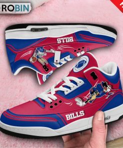Buffalo Bills Bugs Bunny Jordan 3 Sneakers Buffalo Bills Bugs Bunny Jordan 3 Sneakers