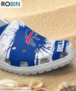 Buffalo Bills Ink Splash Crocs Shoes, Bills Team Gifts