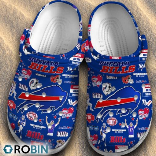 Buffalo Bills NFL Classic Crocs Shoes