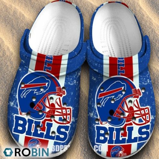 Buffalo Bills Football Team Crocs Shoes