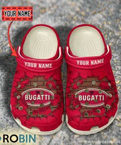 Bugati Break Cracked Hole Design Crocs Shoes