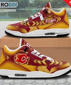 calgary-flames-jordan-3-sneakers-1