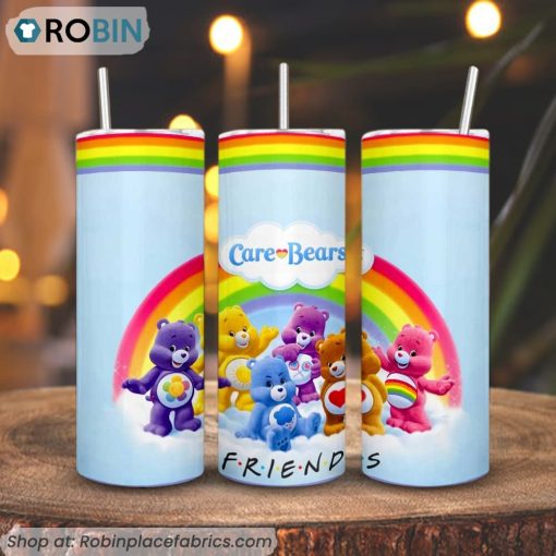 Care Bears Friends 3D Printed Skinny Tumbler, Bears CartoonTumbler