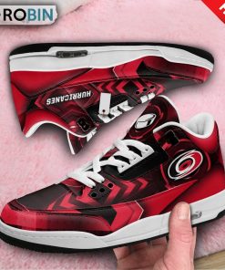 Carolina Hurricane Custom Jordan 3 Sneakers