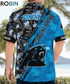 Carolina Panthers Mickey Mouse Floral Short Sleeve Hawaii Shirt, Carolina Panthers Gear