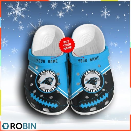 Carolina Panthers Personalized Custom For Nfl Fans Clog Shoes
