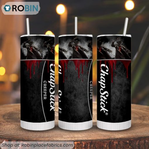Chapstick Creeper 3D Printed Skinny Tumbler, Jeepers Creepers Tumblers