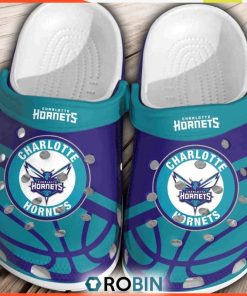 Charlotte Hornets Basketball Club Crocs Comfortable Crocband Shoes Clogs For Men Women, Hornets Gear