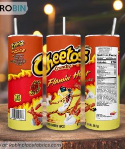 Cheetos Flamin Hot 3D Printed Skinny Tumbler Cheetos Flamin Hot 3D Printed Skinny Tumbler