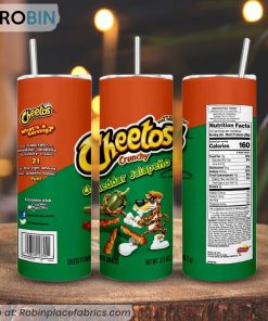 Cheetos Snacks 3D Printed Skinny Tumbler