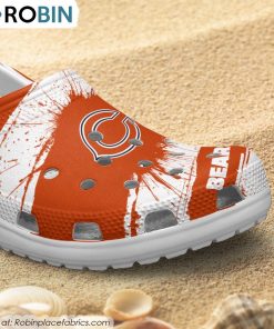 Chicago Bears Ink Splash Crocs Shoes, Chicago Bears Gifts